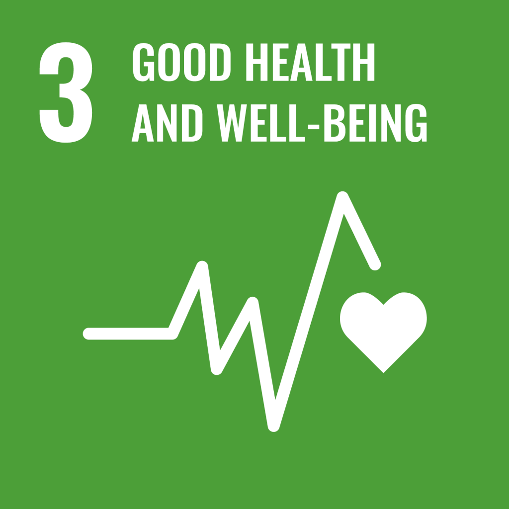 United Nations Sustainable Development Goal number 3, good health and well-being