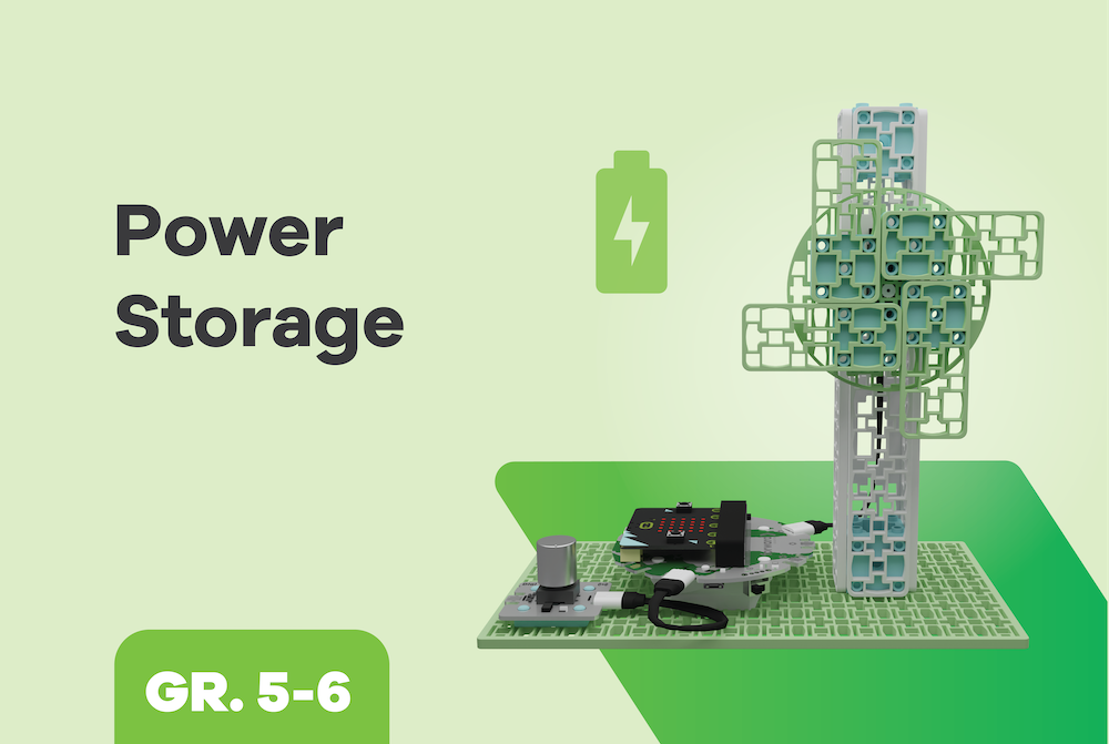 Power Storage for Wind Energy Lesson - Grade 5-6 micro:bit lesson