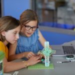 Forward Education's windmill robotics kit for teaching coding in the context of climate action with the BBC micro:bit and Microsoft MakeCode