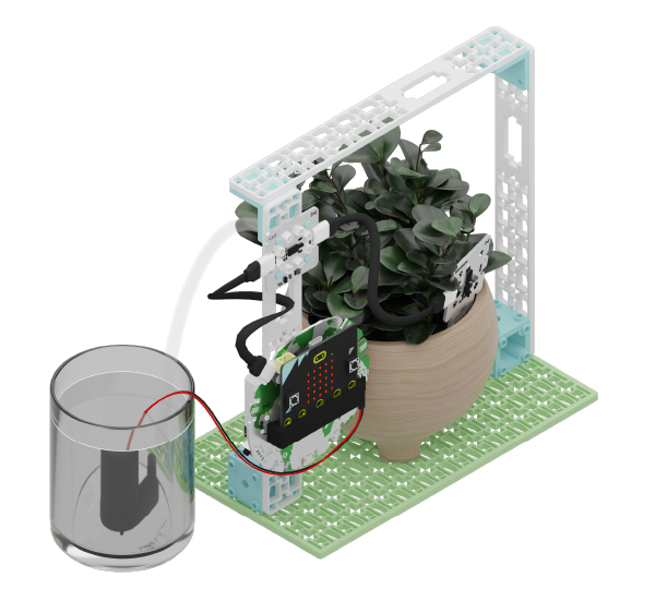 A project build of Forward Education's smart watering project
