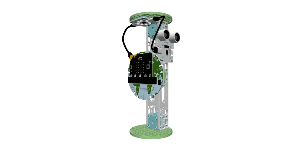 Full render of Forward Education's smart streetlight built with the Climate Action Kit components.