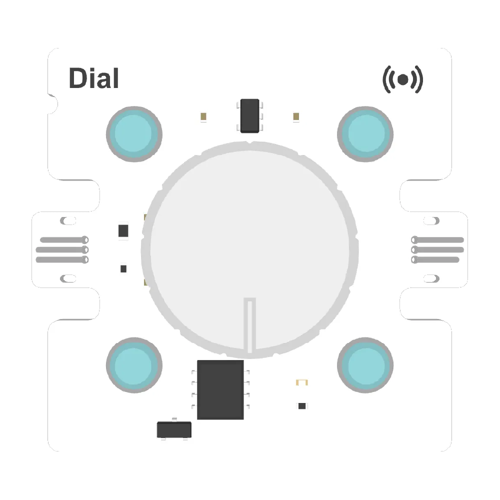 Dial Component render from the front