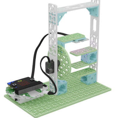 A 3D render of Forward Education's Vertical farm with grow LED completed project.