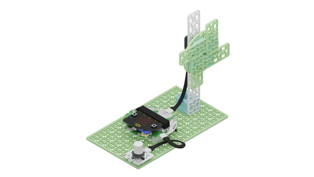 A 3D model of Forward Education's wind turbine project build.