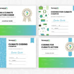 Preview of 4 coding certificates arranged in a 2 by 2 grid.