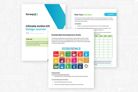 Preview of Climate Action Kit Design Journal