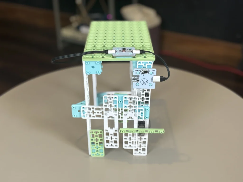 Forward Education's Sustainable Smart Home Model with the door locked