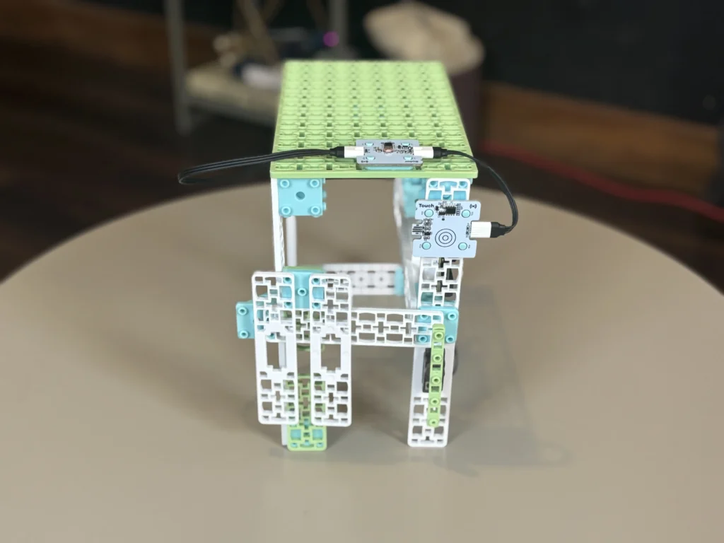 Forward Education's Sustainable Smart Home Model with the door unlocked