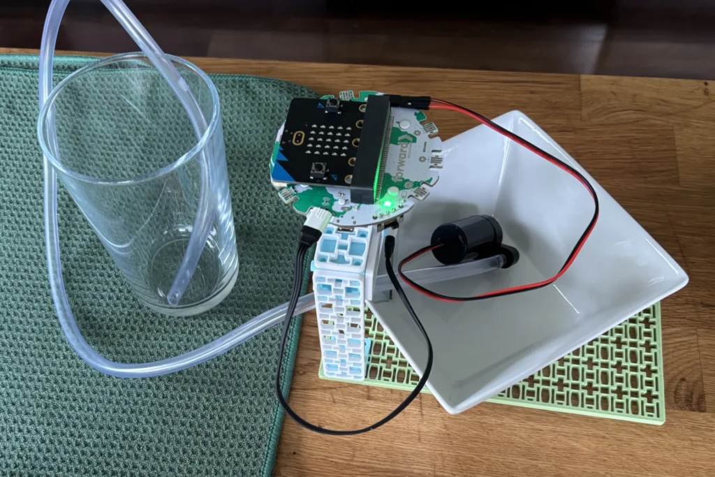 Forward Education's Sump Pump Project Build with water pump