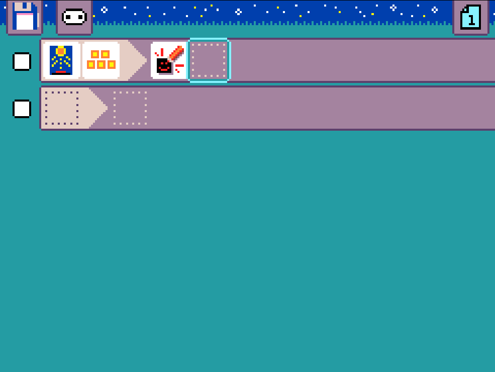 MicroCode screenshot. The user has selected the block next to the 'show image' in the rule.