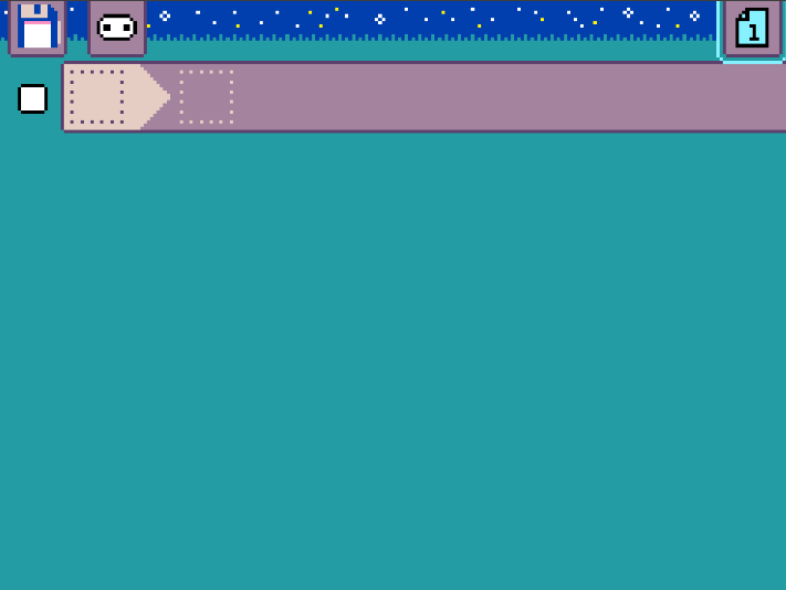 Screenshot of the interface of the MicroCode editor showing a blank/new project.