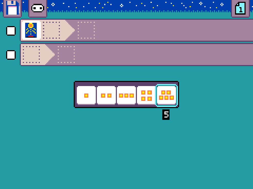 MicroCode screenshot. Parameter options for the light sensor include: 1-dot, 2-dots, 3-dots, 4-dots, 5-dots.