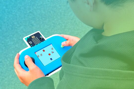 Student playing Recycle Rush on CodeCTRL.