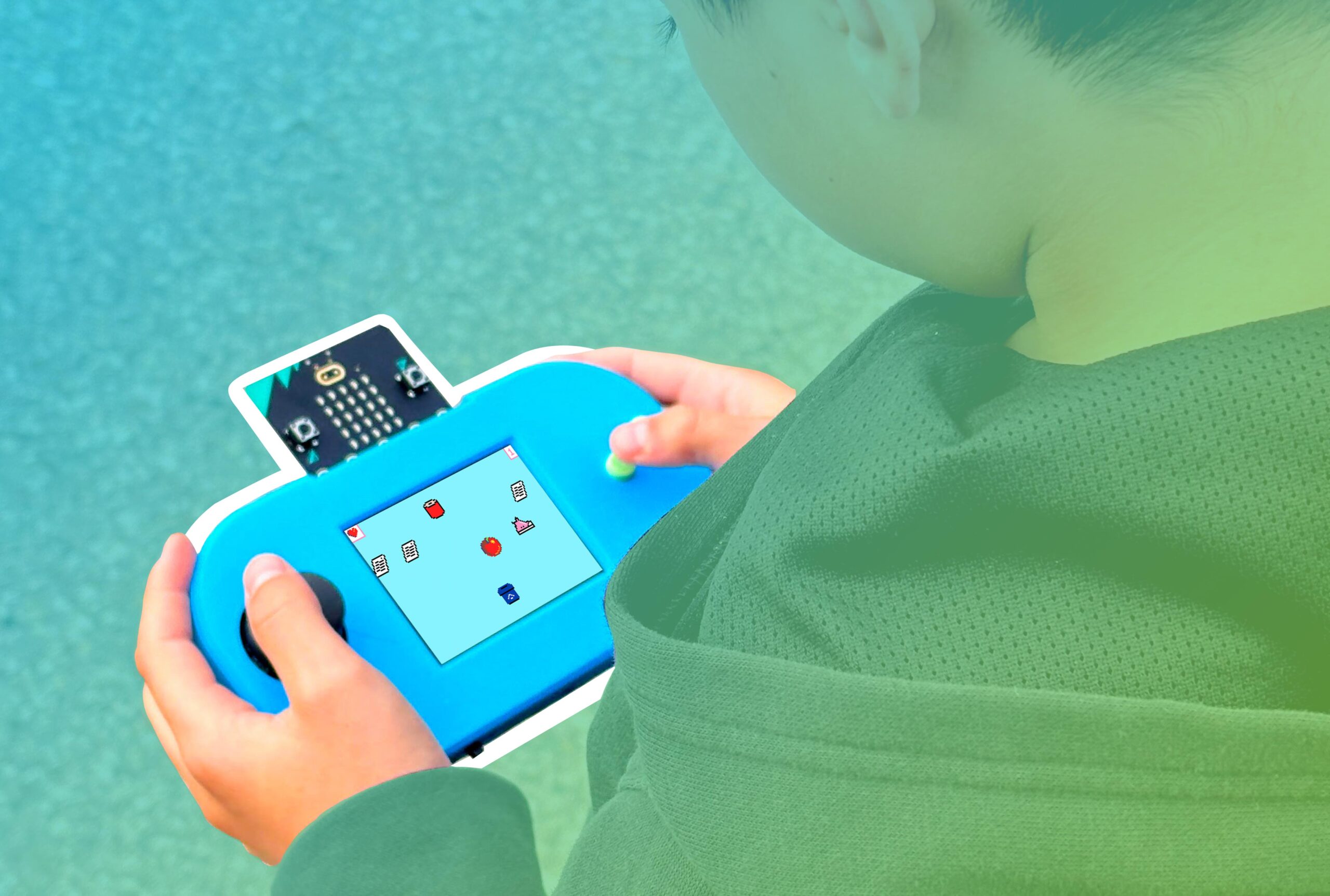 Student playing Recycle Rush on CodeCTRL.