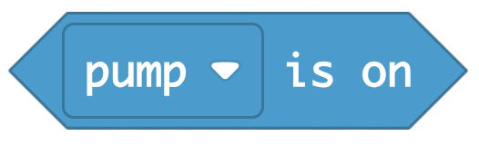 Boolean pump is on