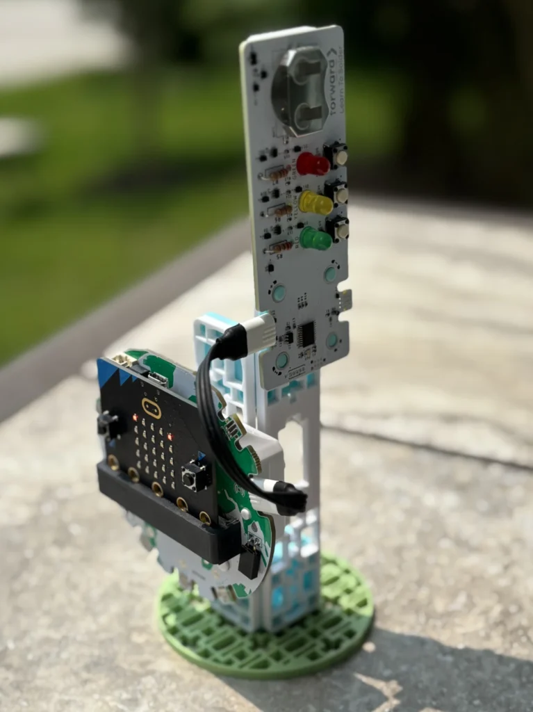 Forward Education's Smart Streetlight with pedestrian crossing