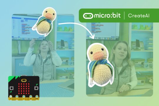 Chuck a Duck micro:bit CreateAI Project tutorial