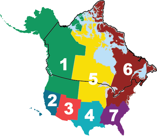 AISES chapters cover seven regions across Turtle Island