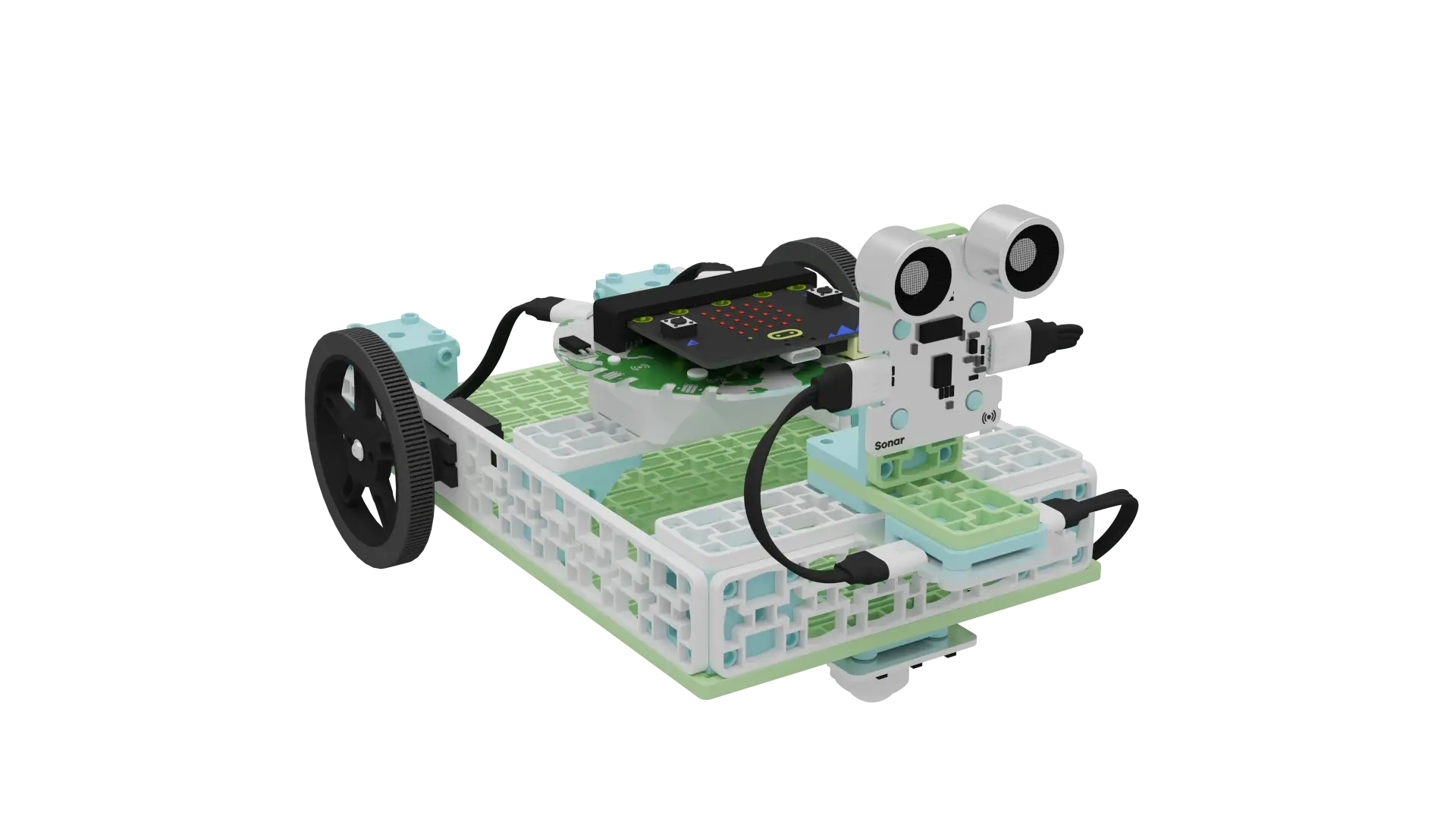 A final model render of Forward Education's Warehouse Delivery Vehicle build